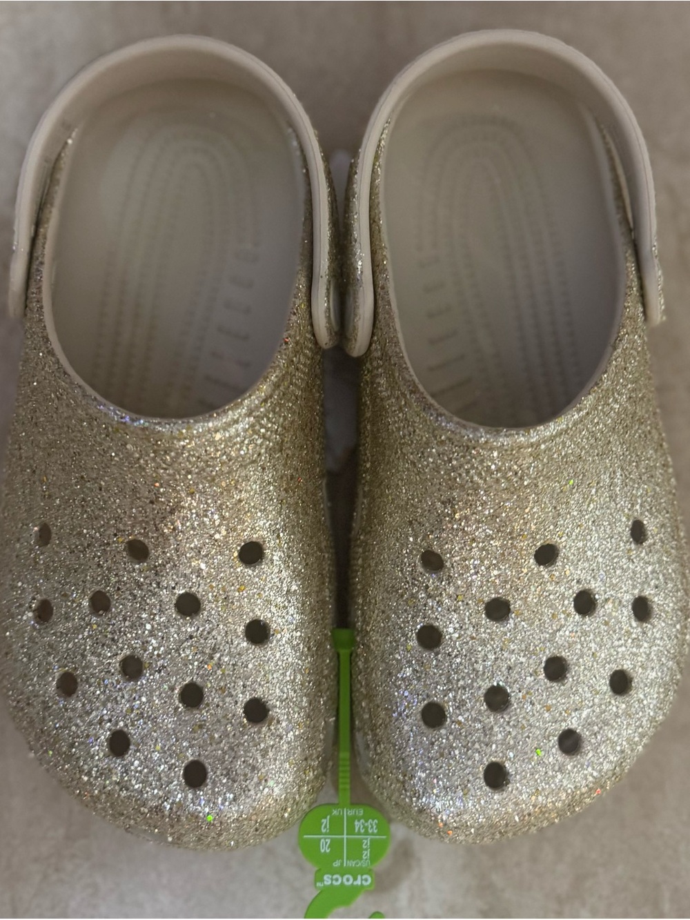 CROCS Kids' Classic Chunky Glitter Clog - Picture 3 of 10